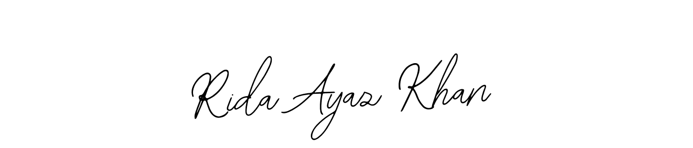 You can use this online signature creator to create a handwritten signature for the name Rida Ayaz Khan. This is the best online autograph maker. Rida Ayaz Khan signature style 12 images and pictures png