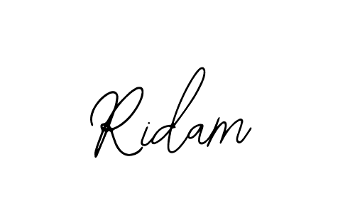 The best way (Bearetta-2O07w) to make a short signature is to pick only two or three words in your name. The name Ridam include a total of six letters. For converting this name. Ridam signature style 12 images and pictures png