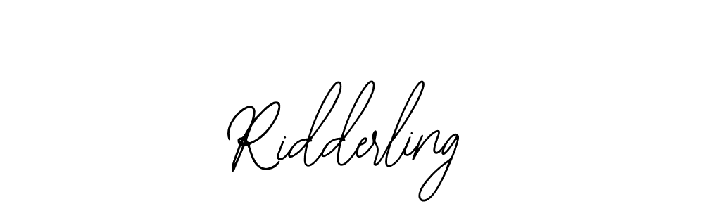 Ridderling stylish signature style. Best Handwritten Sign (Bearetta-2O07w) for my name. Handwritten Signature Collection Ideas for my name Ridderling. Ridderling signature style 12 images and pictures png