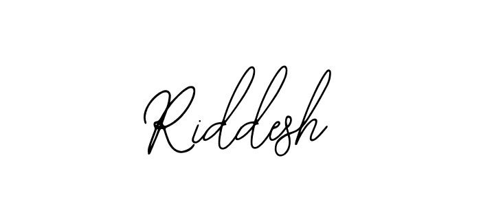 Best and Professional Signature Style for Riddesh. Bearetta-2O07w Best Signature Style Collection. Riddesh signature style 12 images and pictures png