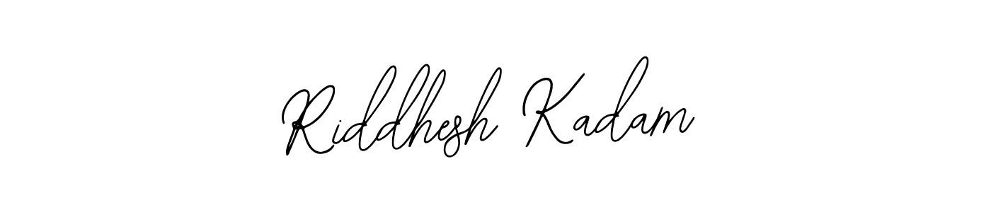 Design your own signature with our free online signature maker. With this signature software, you can create a handwritten (Bearetta-2O07w) signature for name Riddhesh Kadam. Riddhesh Kadam signature style 12 images and pictures png