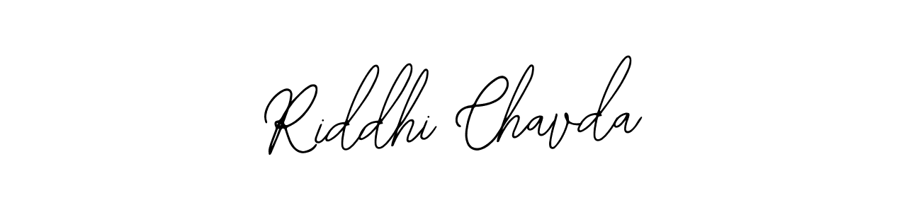 Riddhi Chavda stylish signature style. Best Handwritten Sign (Bearetta-2O07w) for my name. Handwritten Signature Collection Ideas for my name Riddhi Chavda. Riddhi Chavda signature style 12 images and pictures png