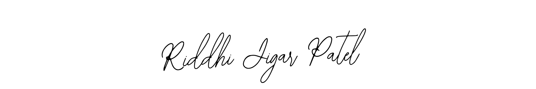 How to make Riddhi Jigar Patel signature? Bearetta-2O07w is a professional autograph style. Create handwritten signature for Riddhi Jigar Patel name. Riddhi Jigar Patel signature style 12 images and pictures png