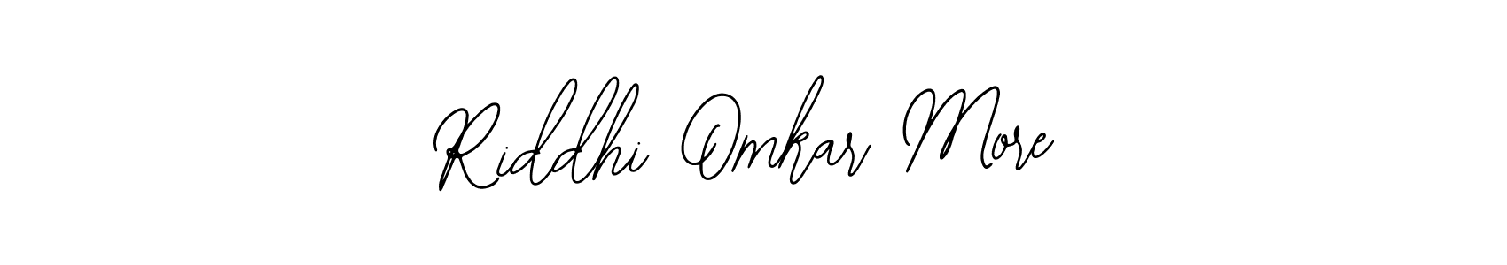Also You can easily find your signature by using the search form. We will create Riddhi Omkar More name handwritten signature images for you free of cost using Bearetta-2O07w sign style. Riddhi Omkar More signature style 12 images and pictures png