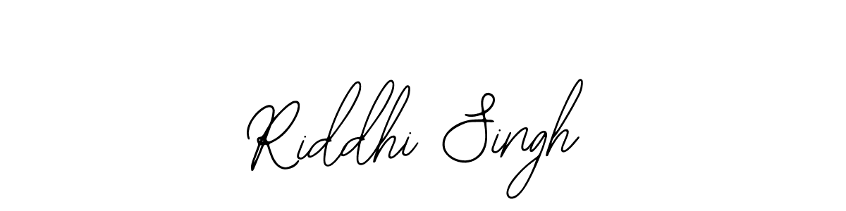 Use a signature maker to create a handwritten signature online. With this signature software, you can design (Bearetta-2O07w) your own signature for name Riddhi Singh. Riddhi Singh signature style 12 images and pictures png