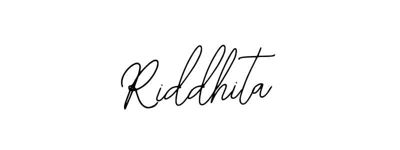 if you are searching for the best signature style for your name Riddhita. so please give up your signature search. here we have designed multiple signature styles  using Bearetta-2O07w. Riddhita signature style 12 images and pictures png