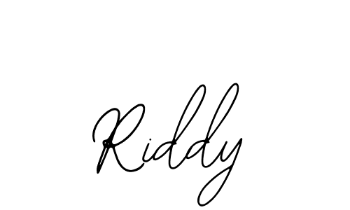 if you are searching for the best signature style for your name Riddy. so please give up your signature search. here we have designed multiple signature styles  using Bearetta-2O07w. Riddy signature style 12 images and pictures png