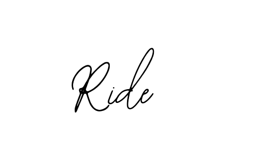 Design your own signature with our free online signature maker. With this signature software, you can create a handwritten (Bearetta-2O07w) signature for name Ride . Ride  signature style 12 images and pictures png