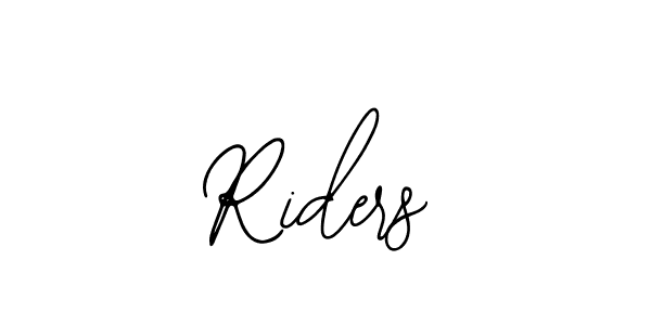 if you are searching for the best signature style for your name Riders. so please give up your signature search. here we have designed multiple signature styles  using Bearetta-2O07w. Riders signature style 12 images and pictures png