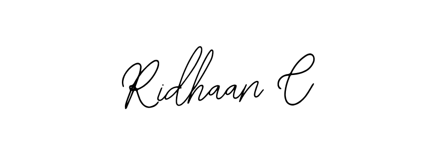 It looks lik you need a new signature style for name Ridhaan C. Design unique handwritten (Bearetta-2O07w) signature with our free signature maker in just a few clicks. Ridhaan C signature style 12 images and pictures png