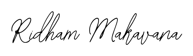 A dynamic signature style for Ridham Makavana using Bearetta-2O07w script. Designed to look authentic, handwritten, and professional. Ridham Makavana signature style 12 images and pictures png