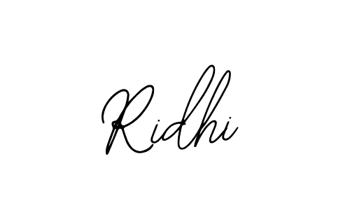 Use a signature maker to create a handwritten signature online. With this signature software, you can design (Bearetta-2O07w) your own signature for name Ridhi. Ridhi signature style 12 images and pictures png