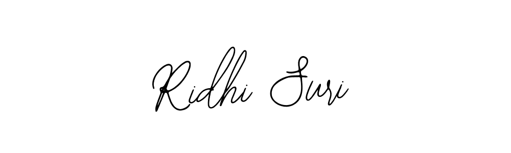 You should practise on your own different ways (Bearetta-2O07w) to write your name (Ridhi Suri) in signature. don't let someone else do it for you. Ridhi Suri signature style 12 images and pictures png