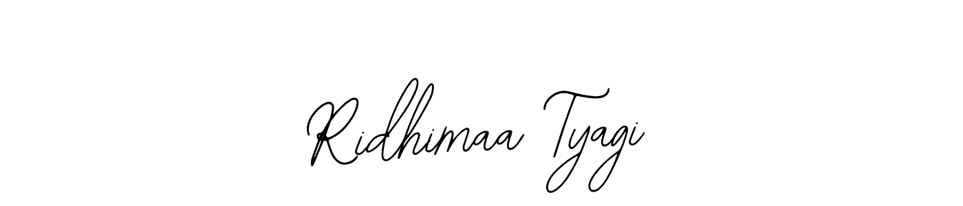 Also You can easily find your signature by using the search form. We will create Ridhimaa Tyagi name handwritten signature images for you free of cost using Bearetta-2O07w sign style. Ridhimaa Tyagi signature style 12 images and pictures png