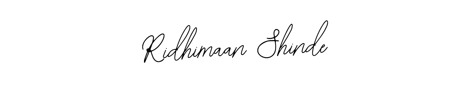 How to make Ridhimaan Shinde signature? Bearetta-2O07w is a professional autograph style. Create handwritten signature for Ridhimaan Shinde name. Ridhimaan Shinde signature style 12 images and pictures png