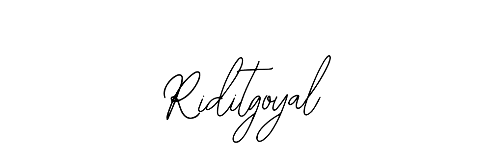 You should practise on your own different ways (Bearetta-2O07w) to write your name (Riditgoyal) in signature. don't let someone else do it for you. Riditgoyal signature style 12 images and pictures png
