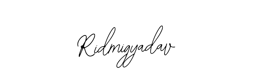 The best way (Bearetta-2O07w) to make a short signature is to pick only two or three words in your name. The name Ridmigyadav include a total of six letters. For converting this name. Ridmigyadav signature style 12 images and pictures png