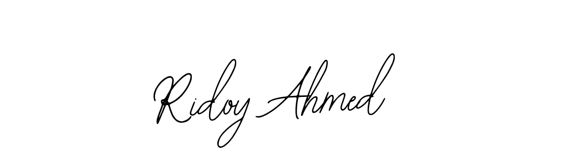 How to make Ridoy Ahmed signature? Bearetta-2O07w is a professional autograph style. Create handwritten signature for Ridoy Ahmed name. Ridoy Ahmed signature style 12 images and pictures png