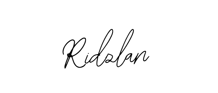 The best way (Bearetta-2O07w) to make a short signature is to pick only two or three words in your name. The name Ridzlan include a total of six letters. For converting this name. Ridzlan signature style 12 images and pictures png