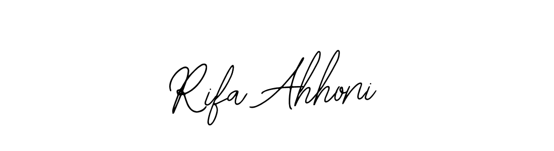 Once you've used our free online signature maker to create your best signature Bearetta-2O07w style, it's time to enjoy all of the benefits that Rifa Ahhoni name signing documents. Rifa Ahhoni signature style 12 images and pictures png
