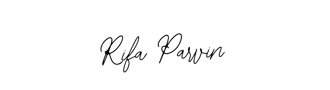 if you are searching for the best signature style for your name Rifa Parvin. so please give up your signature search. here we have designed multiple signature styles  using Bearetta-2O07w. Rifa Parvin signature style 12 images and pictures png