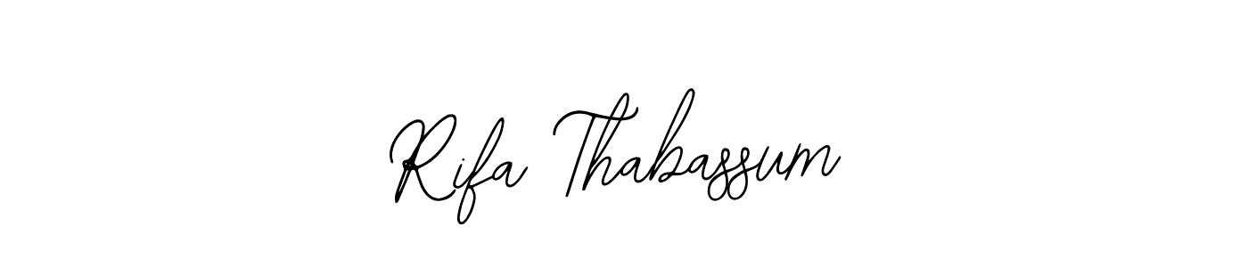 It looks lik you need a new signature style for name Rifa Thabassum. Design unique handwritten (Bearetta-2O07w) signature with our free signature maker in just a few clicks. Rifa Thabassum signature style 12 images and pictures png