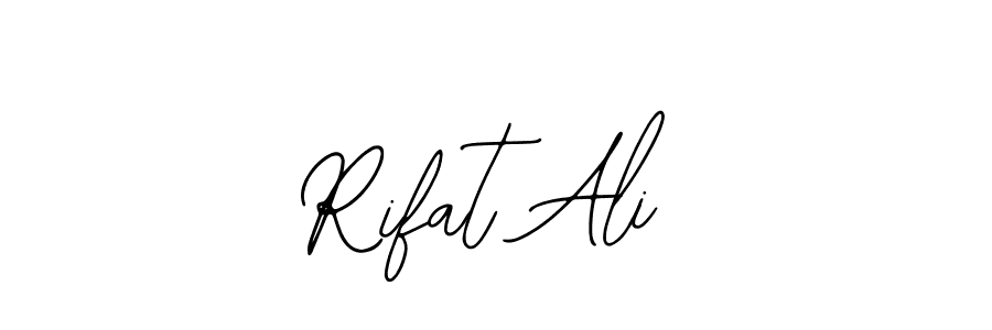 How to make Rifat Ali name signature. Use Bearetta-2O07w style for creating short signs online. This is the latest handwritten sign. Rifat Ali signature style 12 images and pictures png