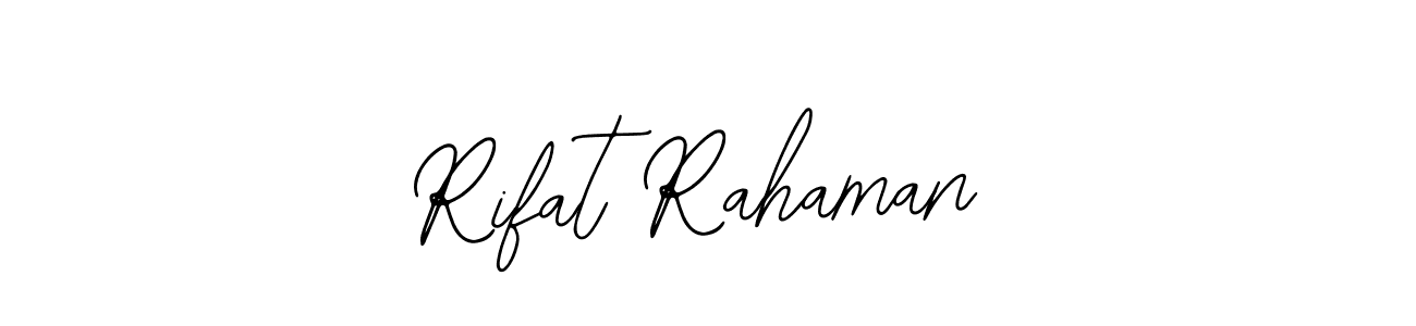 See photos of Rifat Rahaman official signature by Spectra . Check more albums & portfolios. Read reviews & check more about Bearetta-2O07w font. Rifat Rahaman signature style 12 images and pictures png