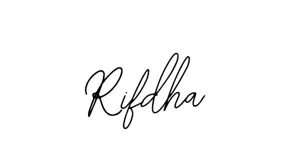 Make a beautiful signature design for name Rifdha. With this signature (Bearetta-2O07w) style, you can create a handwritten signature for free. Rifdha signature style 12 images and pictures png