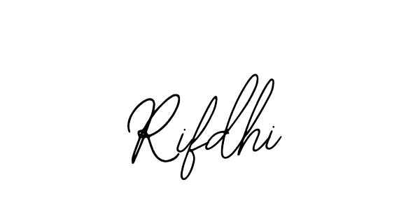 if you are searching for the best signature style for your name Rifdhi. so please give up your signature search. here we have designed multiple signature styles  using Bearetta-2O07w. Rifdhi signature style 12 images and pictures png