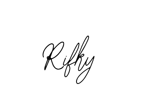 How to make Rifky signature? Bearetta-2O07w is a professional autograph style. Create handwritten signature for Rifky name. Rifky signature style 12 images and pictures png