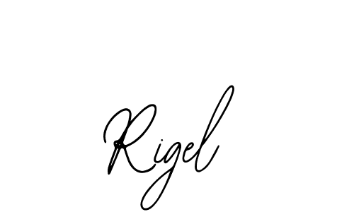 You should practise on your own different ways (Bearetta-2O07w) to write your name (Rigel) in signature. don't let someone else do it for you. Rigel signature style 12 images and pictures png