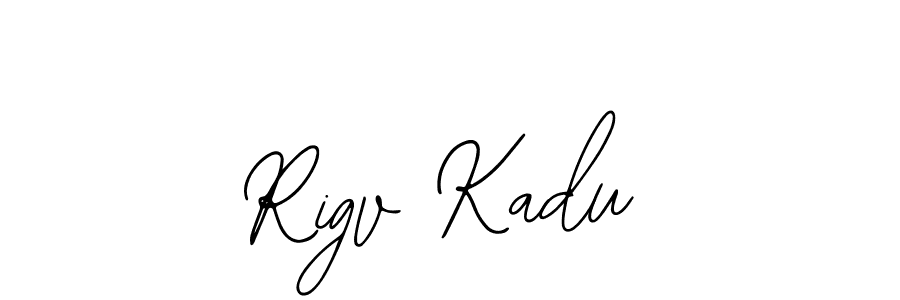 Design your own signature with our free online signature maker. With this signature software, you can create a handwritten (Bearetta-2O07w) signature for name Rigv Kadu. Rigv Kadu signature style 12 images and pictures png