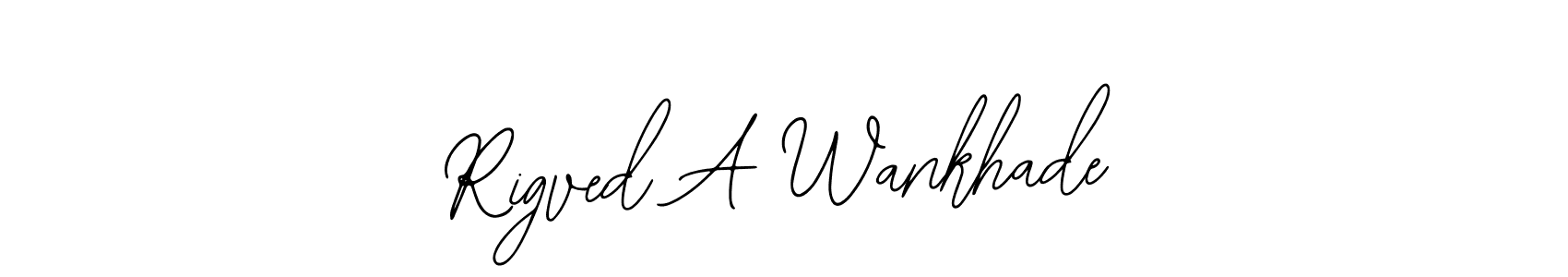 Also we have Rigved A Wankhade name is the best signature style. Create professional handwritten signature collection using Bearetta-2O07w autograph style. Rigved A Wankhade signature style 12 images and pictures png