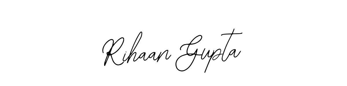 Bearetta-2O07w is a professional signature style that is perfect for those who want to add a touch of class to their signature. It is also a great choice for those who want to make their signature more unique. Get Rihaan Gupta name to fancy signature for free. Rihaan Gupta signature style 12 images and pictures png