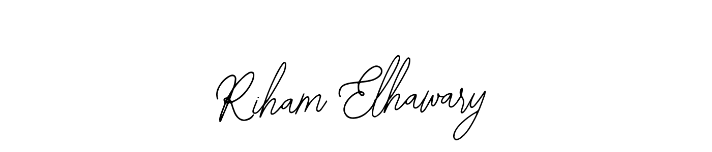 Also we have Riham Elhawary name is the best signature style. Create professional handwritten signature collection using Bearetta-2O07w autograph style. Riham Elhawary signature style 12 images and pictures png