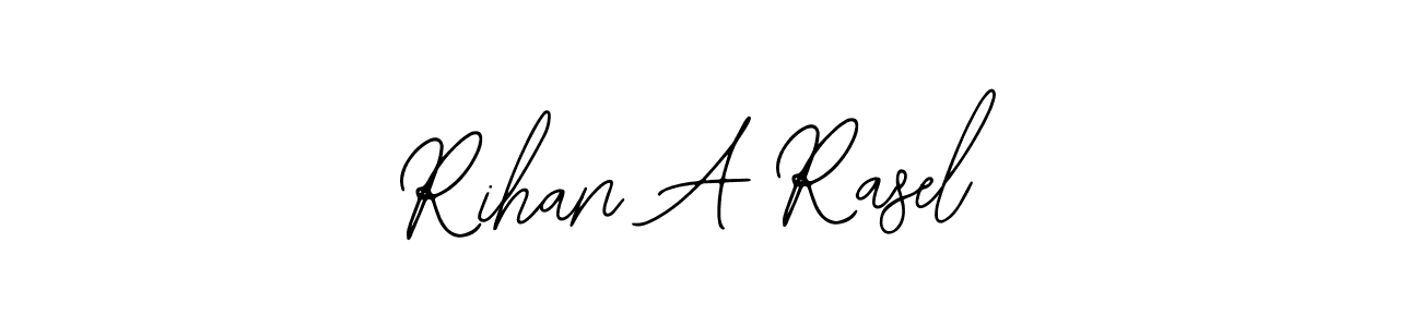 Make a beautiful signature design for name Rihan A Rasel. With this signature (Bearetta-2O07w) style, you can create a handwritten signature for free. Rihan A Rasel signature style 12 images and pictures png