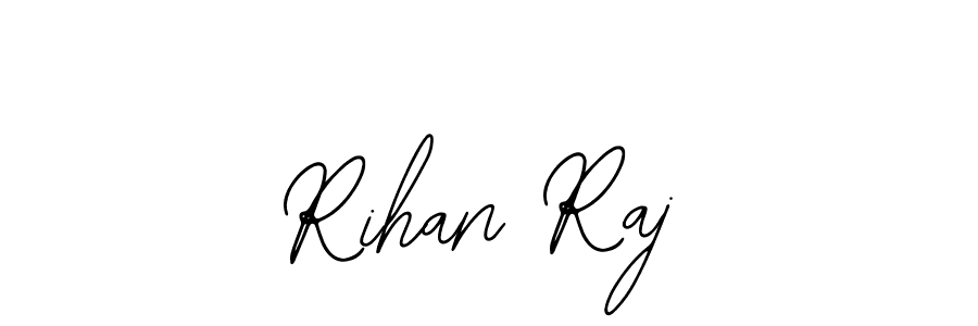 if you are searching for the best signature style for your name Rihan Raj. so please give up your signature search. here we have designed multiple signature styles  using Bearetta-2O07w. Rihan Raj signature style 12 images and pictures png
