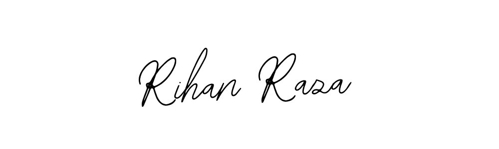 Design your own signature with our free online signature maker. With this signature software, you can create a handwritten (Bearetta-2O07w) signature for name Rihan Raza. Rihan Raza signature style 12 images and pictures png