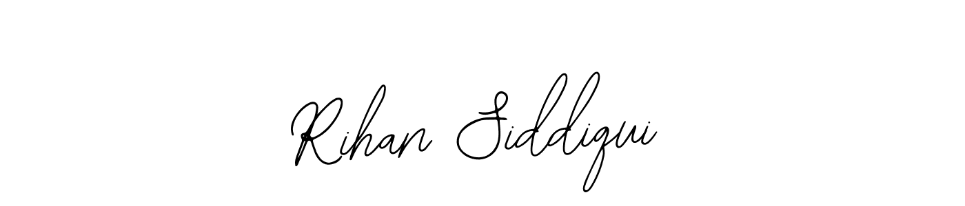 Also we have Rihan Siddiqui name is the best signature style. Create professional handwritten signature collection using Bearetta-2O07w autograph style. Rihan Siddiqui signature style 12 images and pictures png
