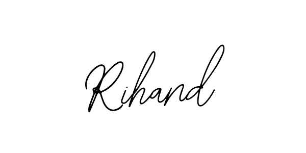 Similarly Bearetta-2O07w is the best handwritten signature design. Signature creator online .You can use it as an online autograph creator for name Rihand. Rihand signature style 12 images and pictures png