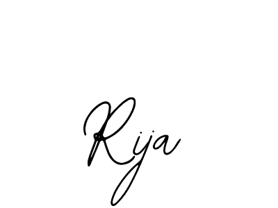 Design your own signature with our free online signature maker. With this signature software, you can create a handwritten (Bearetta-2O07w) signature for name Rija. Rija signature style 12 images and pictures png