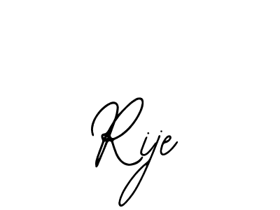 Here are the top 10 professional signature styles for the name Rije. These are the best autograph styles you can use for your name. Rije signature style 12 images and pictures png