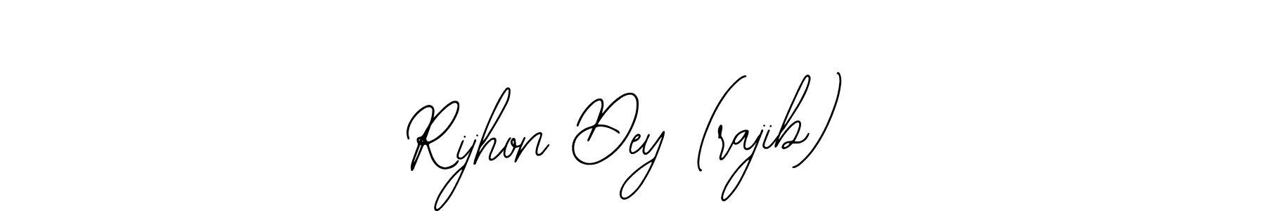 How to make Rijhon Dey (rajib) signature? Bearetta-2O07w is a professional autograph style. Create handwritten signature for Rijhon Dey (rajib) name. Rijhon Dey (rajib) signature style 12 images and pictures png