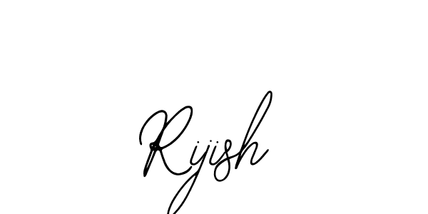 Similarly Bearetta-2O07w is the best handwritten signature design. Signature creator online .You can use it as an online autograph creator for name Rijish. Rijish signature style 12 images and pictures png