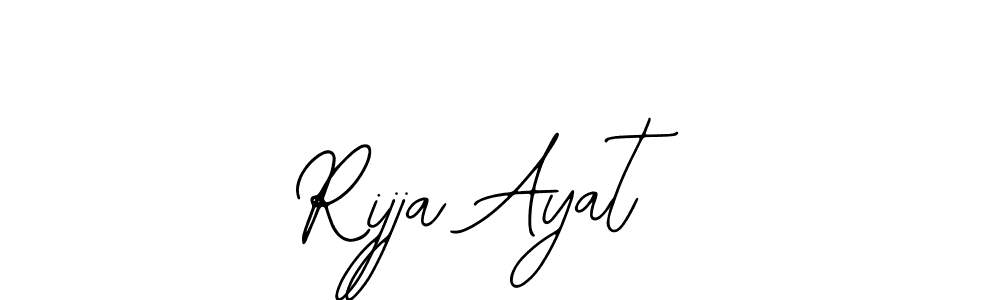 Make a beautiful signature design for name Rijja Ayat. With this signature (Bearetta-2O07w) style, you can create a handwritten signature for free. Rijja Ayat signature style 12 images and pictures png