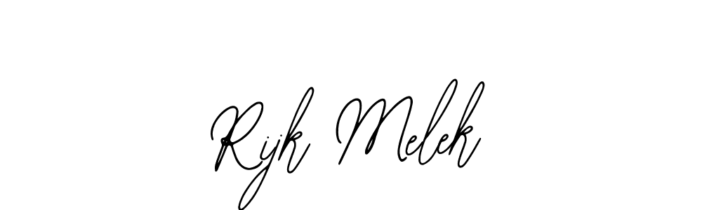 Use a signature maker to create a handwritten signature online. With this signature software, you can design (Bearetta-2O07w) your own signature for name Rijk Melek. Rijk Melek signature style 12 images and pictures png