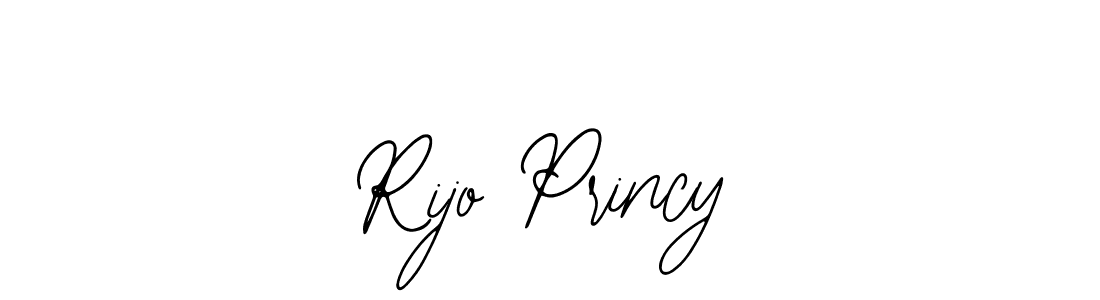 Rijo Princy stylish signature style. Best Handwritten Sign (Bearetta-2O07w) for my name. Handwritten Signature Collection Ideas for my name Rijo Princy. Rijo Princy signature style 12 images and pictures png
