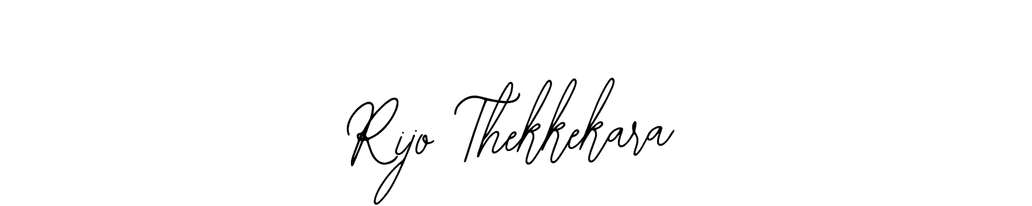 How to make Rijo Thekkekara signature? Bearetta-2O07w is a professional autograph style. Create handwritten signature for Rijo Thekkekara name. Rijo Thekkekara signature style 12 images and pictures png