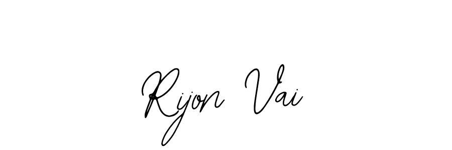 It looks lik you need a new signature style for name Rijon Vai. Design unique handwritten (Bearetta-2O07w) signature with our free signature maker in just a few clicks. Rijon Vai signature style 12 images and pictures png